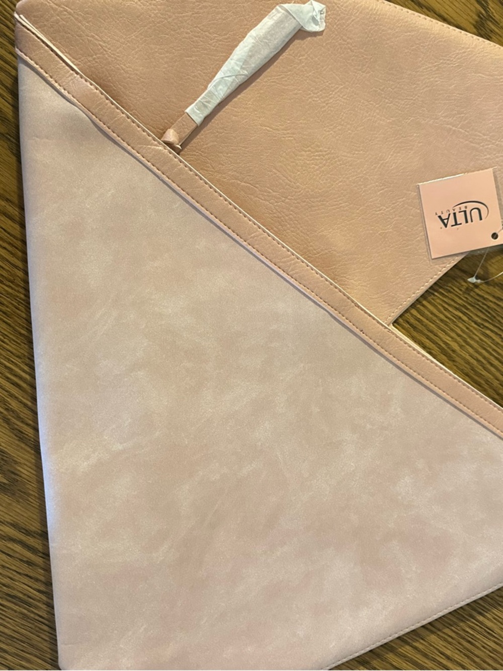 Ulta Beauty Pale Blush Pink Envelope Crossbody